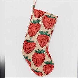 Baggu Strawberry Holiday
Stocking
